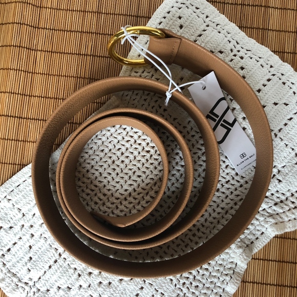 Ceinture B-Low The Belt MIA - Couleur Tan, Boucle Dorée, Neuve Avec étiquettes (FabFitFun)